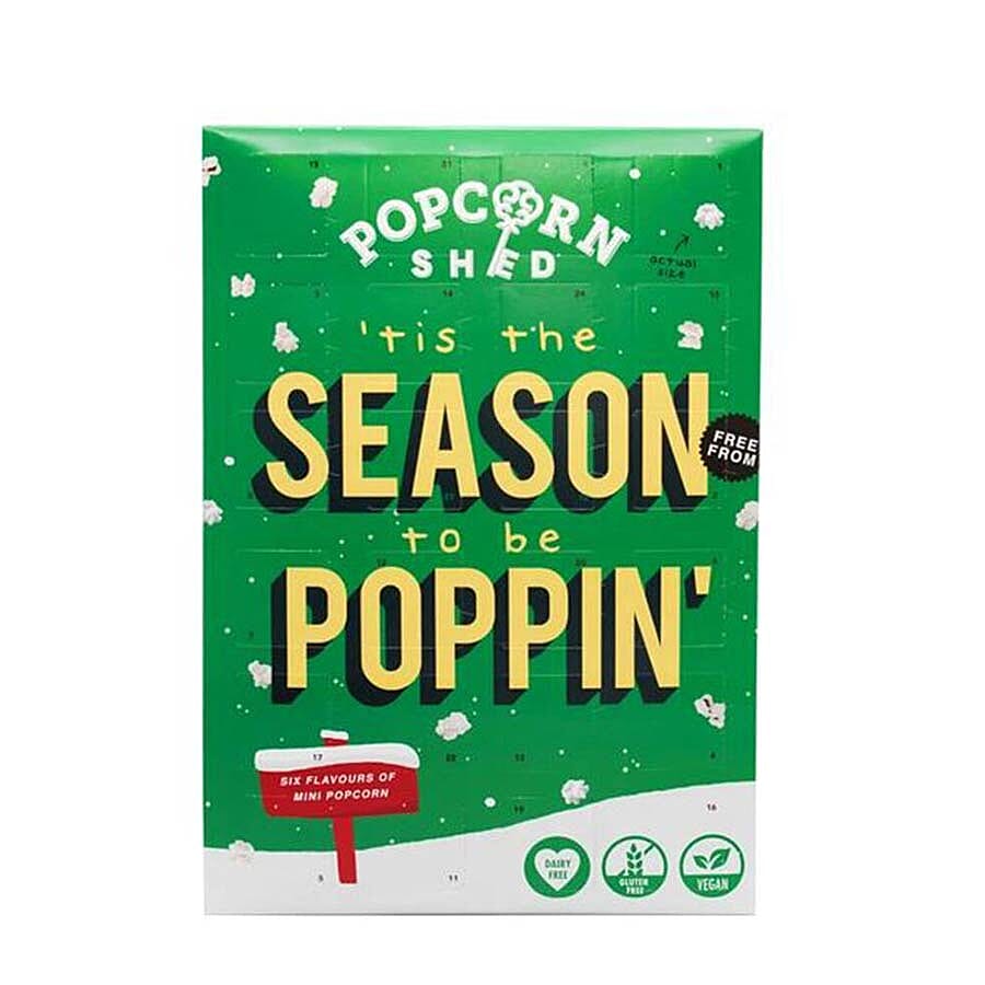 POPCORN SHED: Free From Vegan Mini Popcorn Advent Calendar 72g