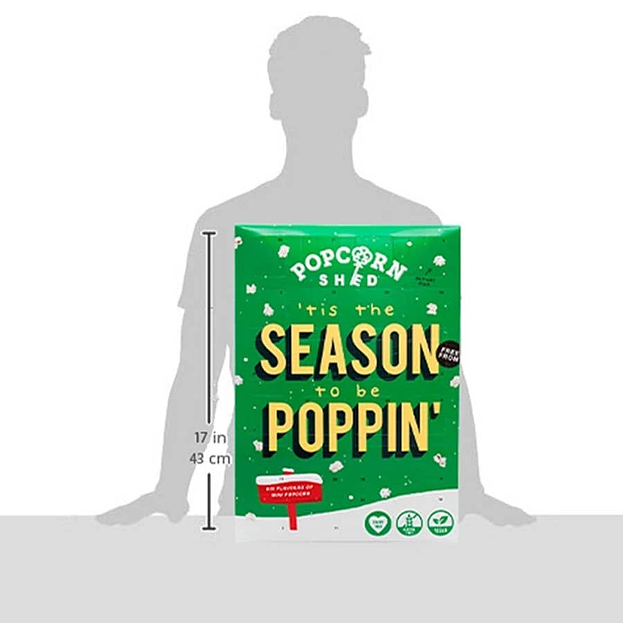 POPCORN SHED: Free From Vegan Mini Popcorn Advent Calendar 72g