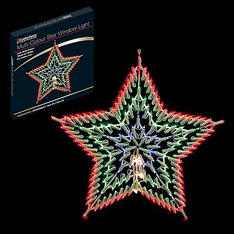 Multi Colour LED Star Silhouette