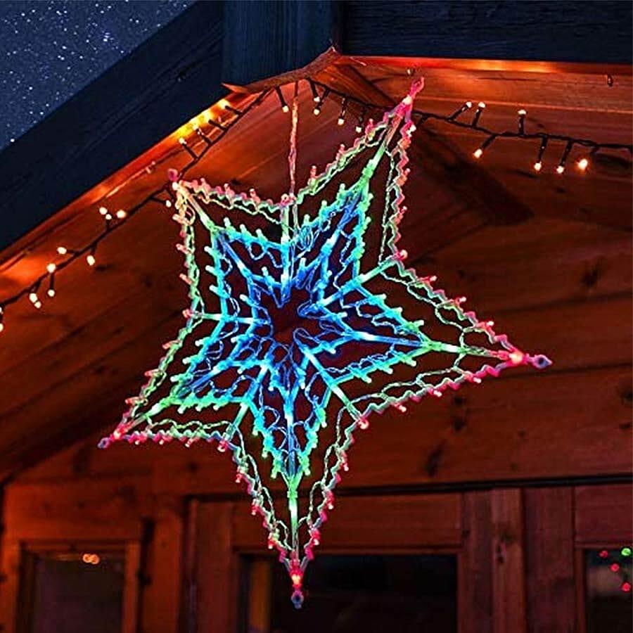 Multi Colour LED Star Silhouette