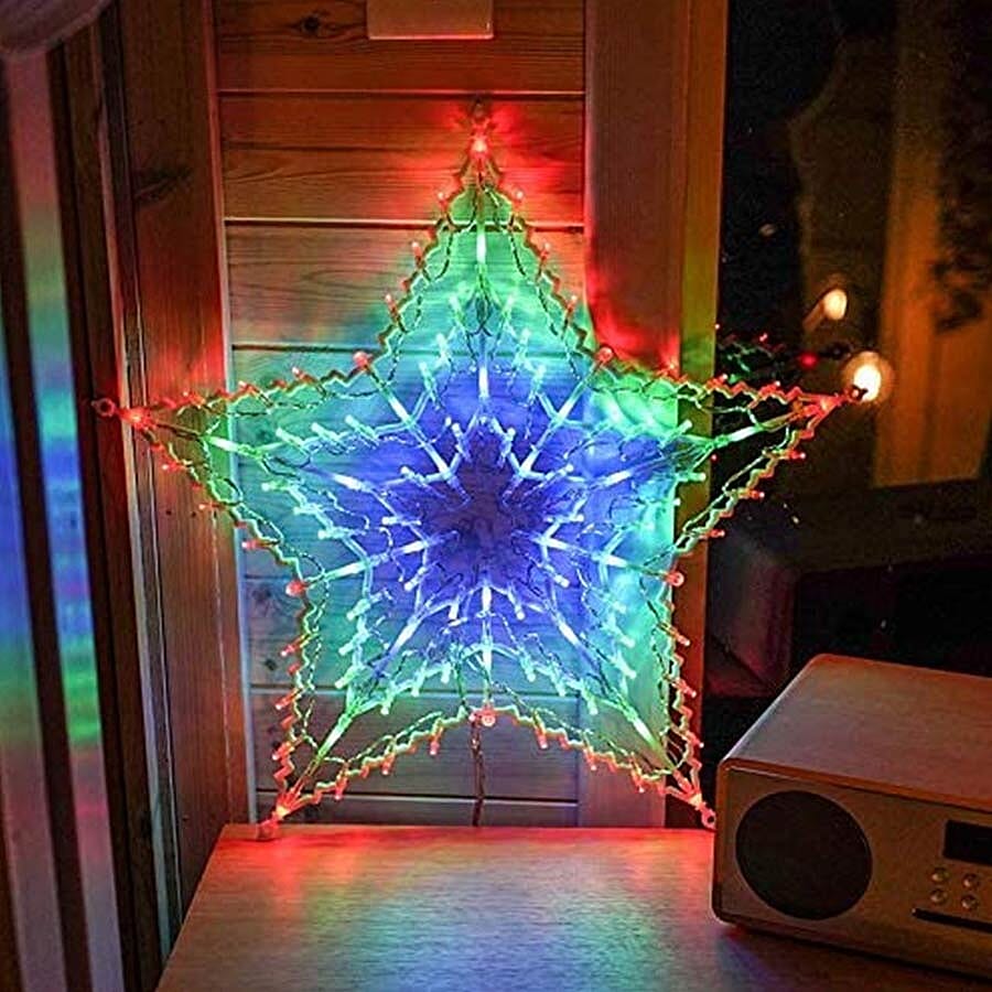 Multi Colour LED Star Silhouette