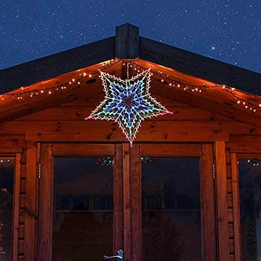 Multi Colour LED Star Silhouette