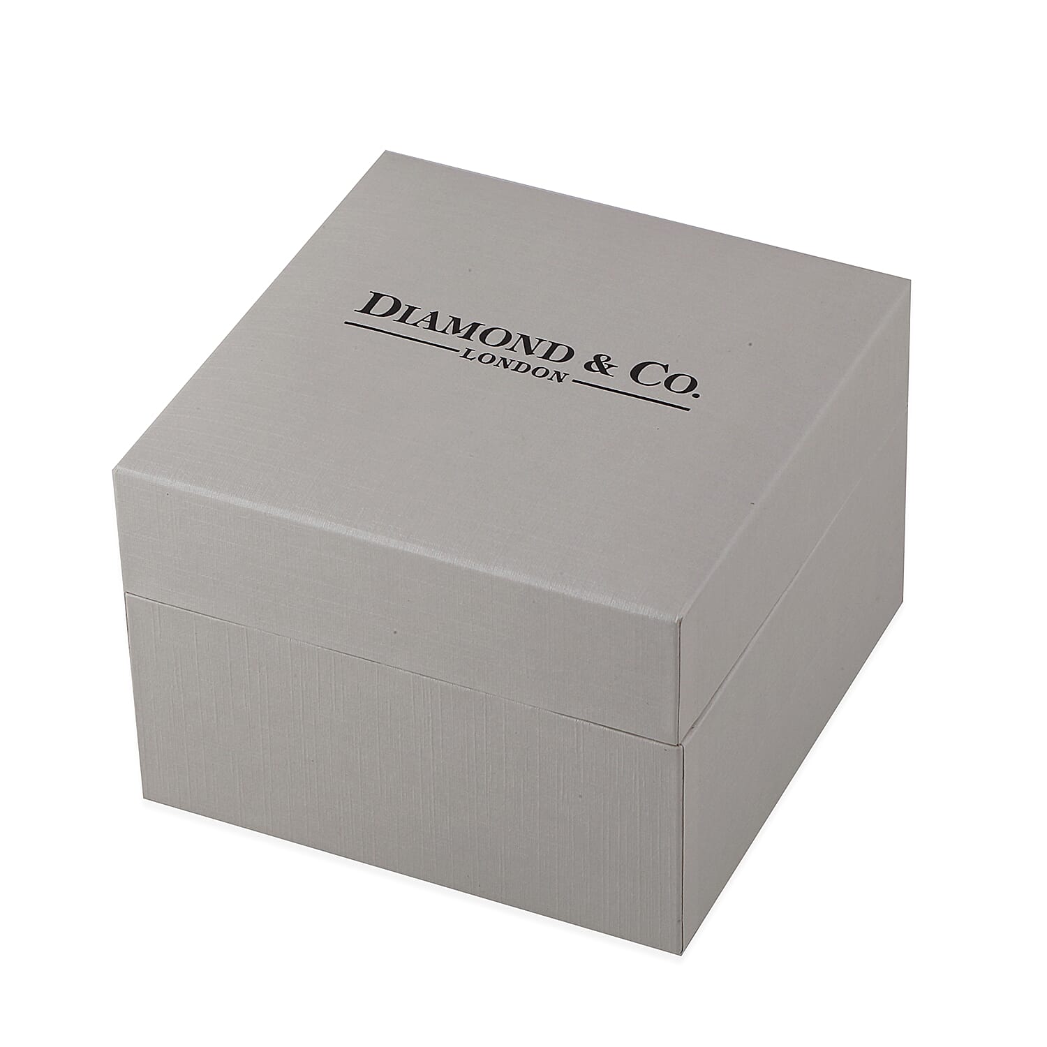 DIAMOND & CO LONDON Diamond Studded Watch with Adjustable Link Strap - Yellow Gold and Silver Tone