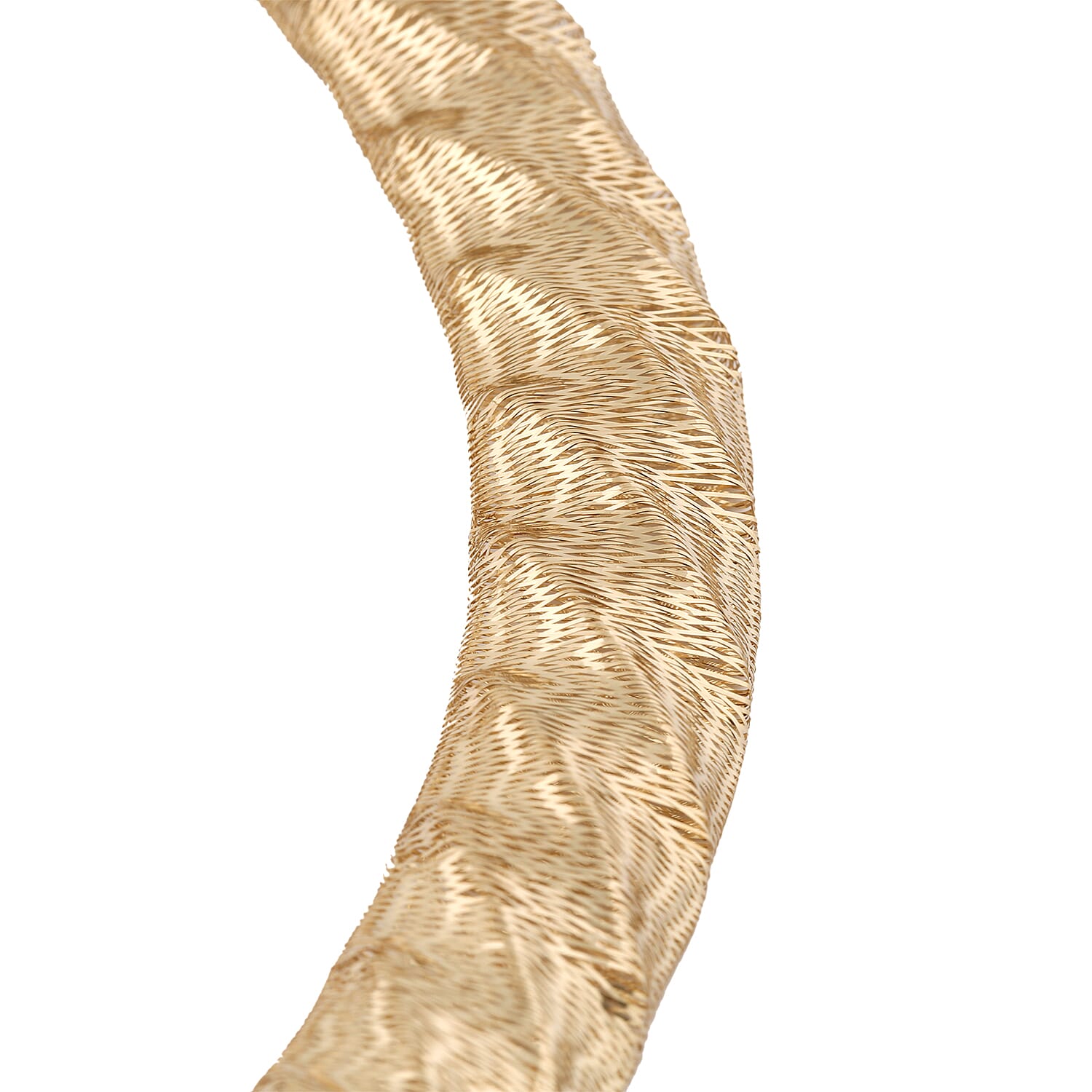 Made in Italy- 9K Yellow Gold Slash Necklace (Size 18 with 2 inch Extender) Gold wt 10.30 Gms