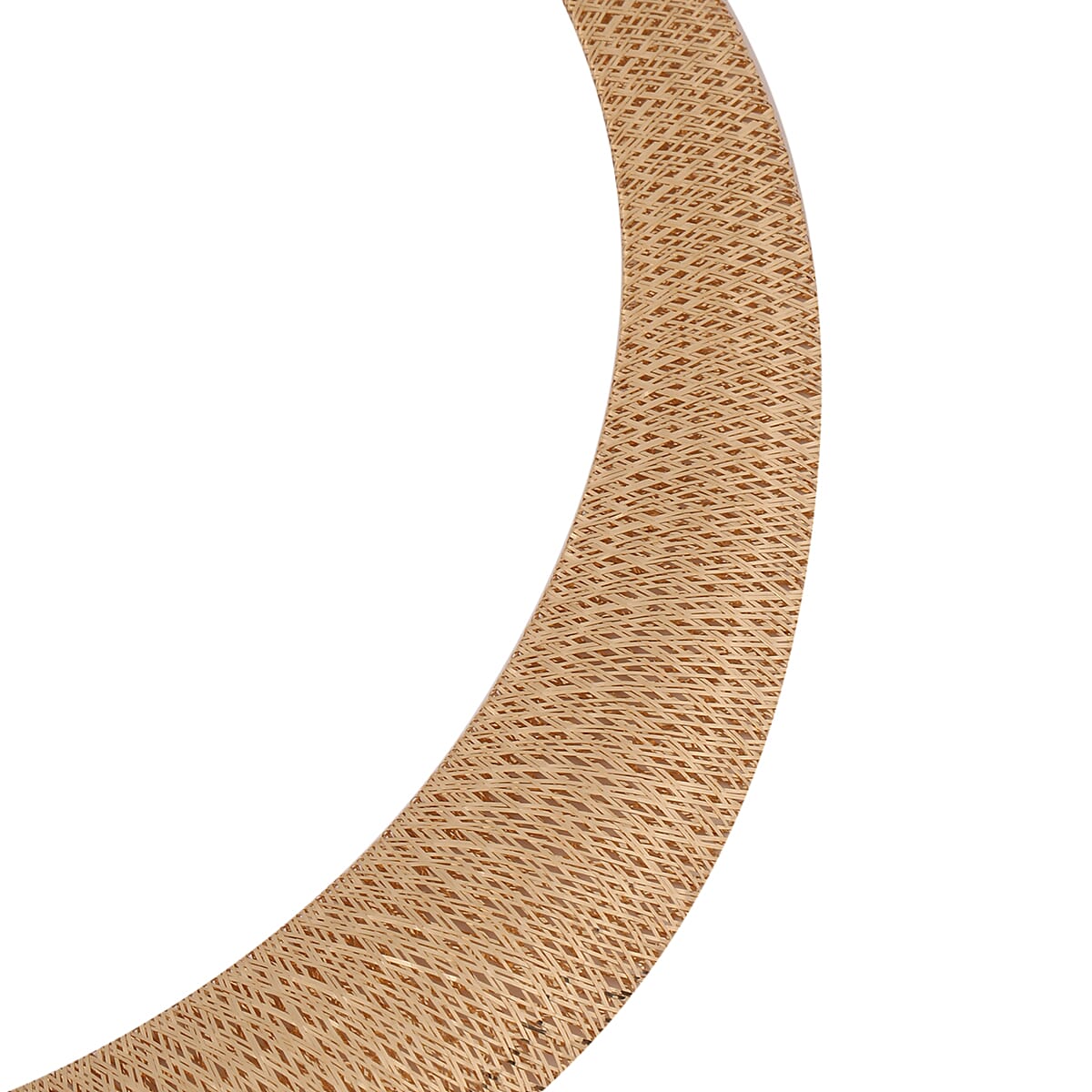 Made in Italy - 9K Yellow Gold Domed Omega Necklace (Size 18),  Gold wt. 10.90 Gms