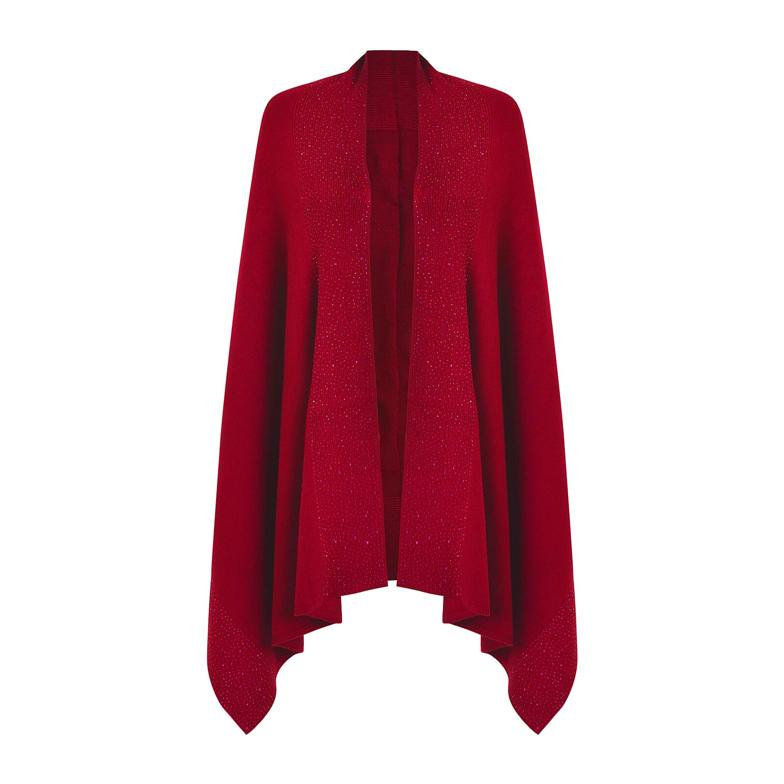 Kris Ana Scattered Shawl One Size (8-16) - Red