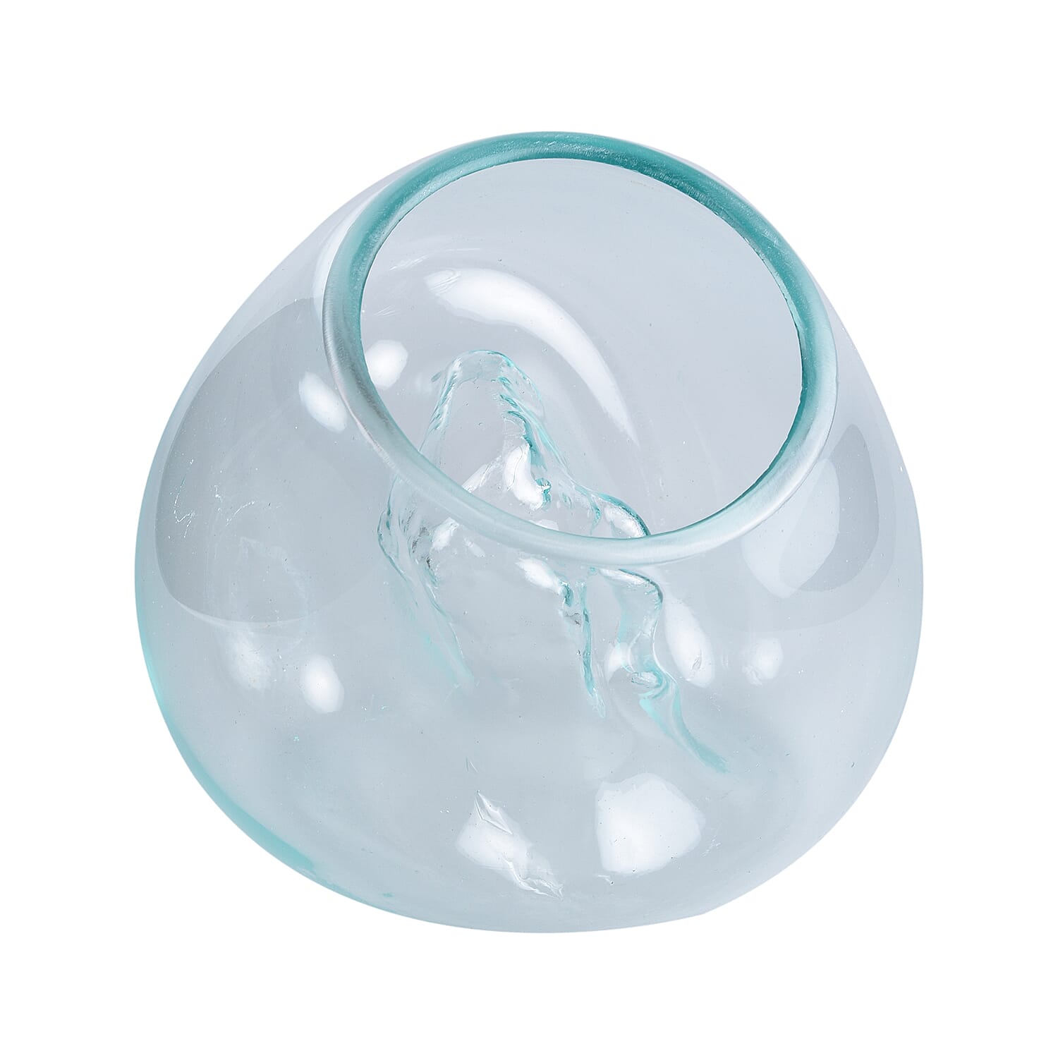 Jardin de Bali - One Vase Stand on Teak Wood (Height 40cm)