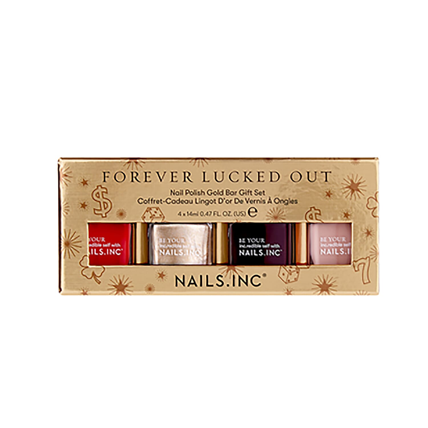 Nails Inc: Forever Lucked Out Quad - 14ml