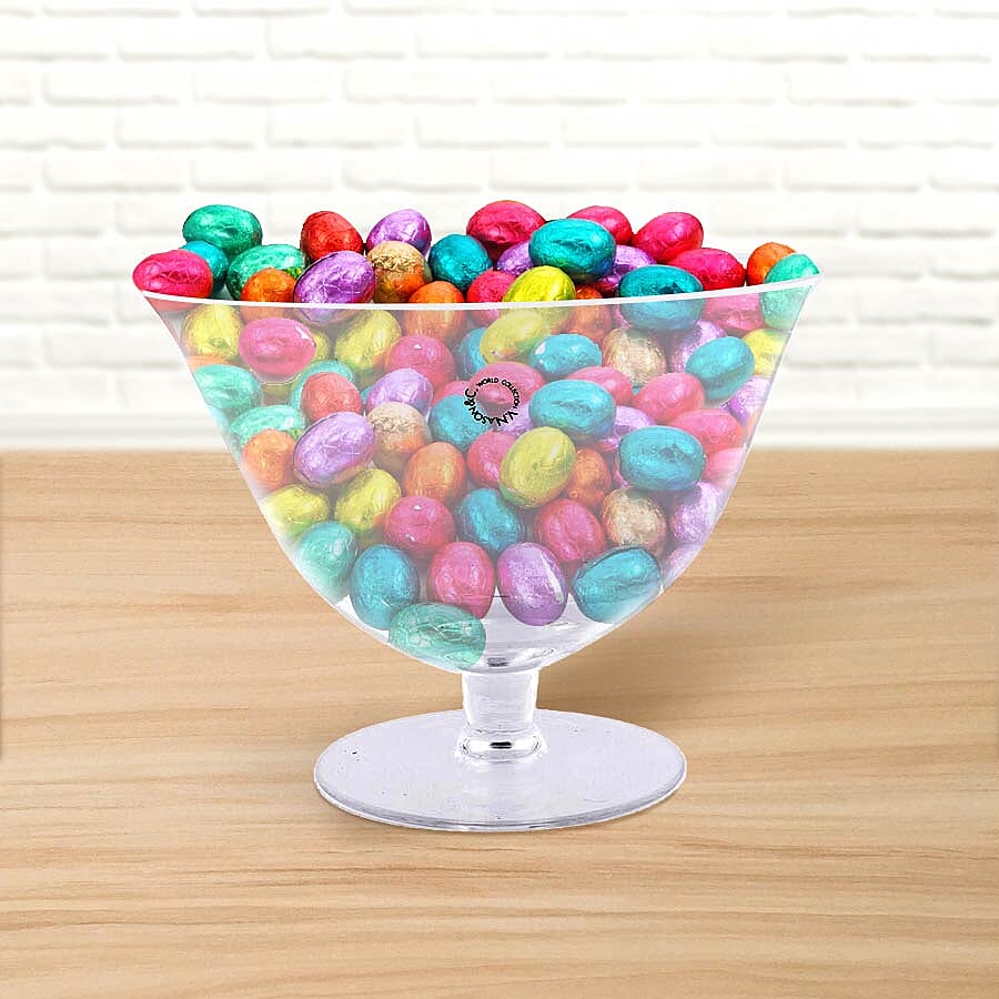 Made In Italy - Authentic Murano Glass Vase - Flower Shape