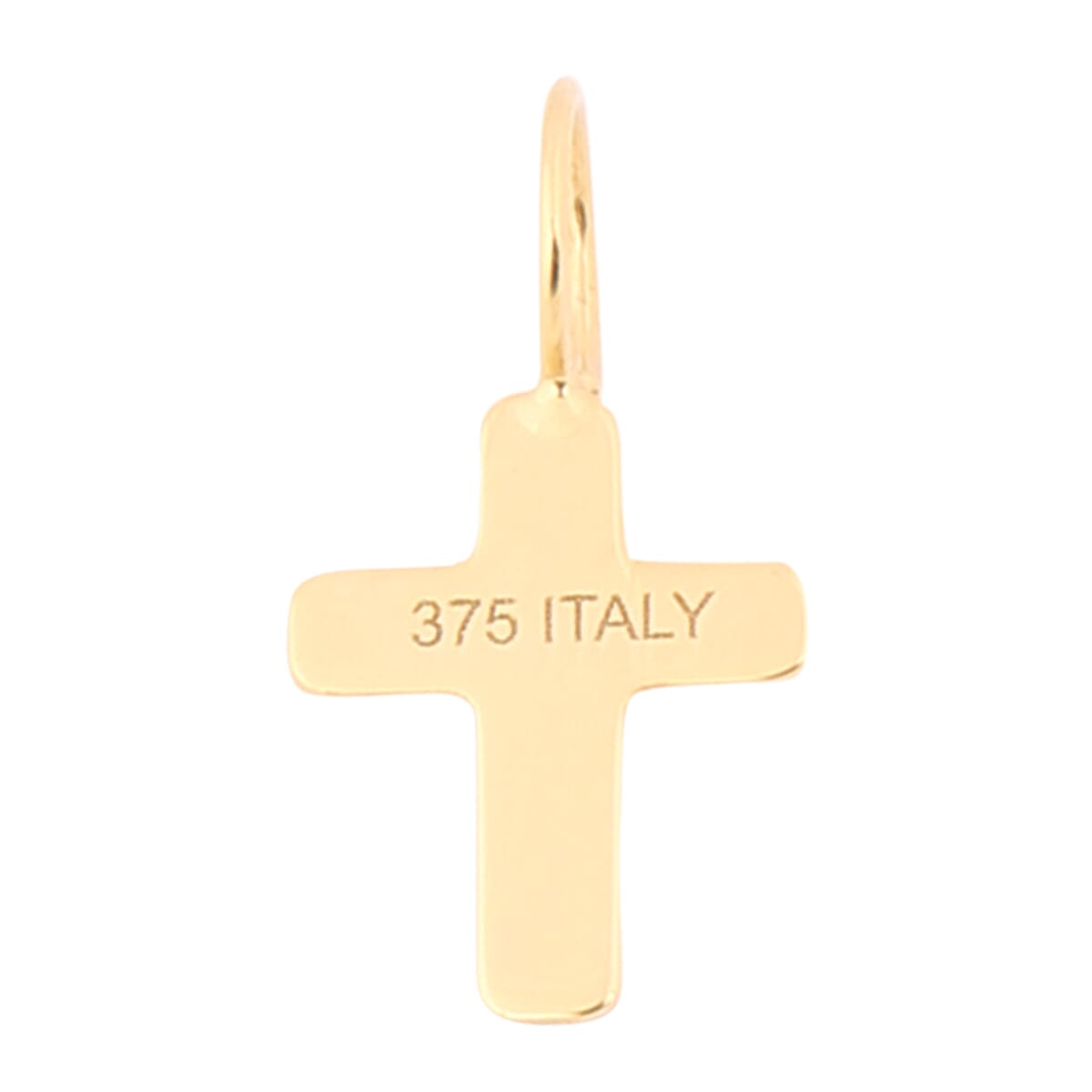 Italian Made - 9K Yellow Gold Cross Pendant