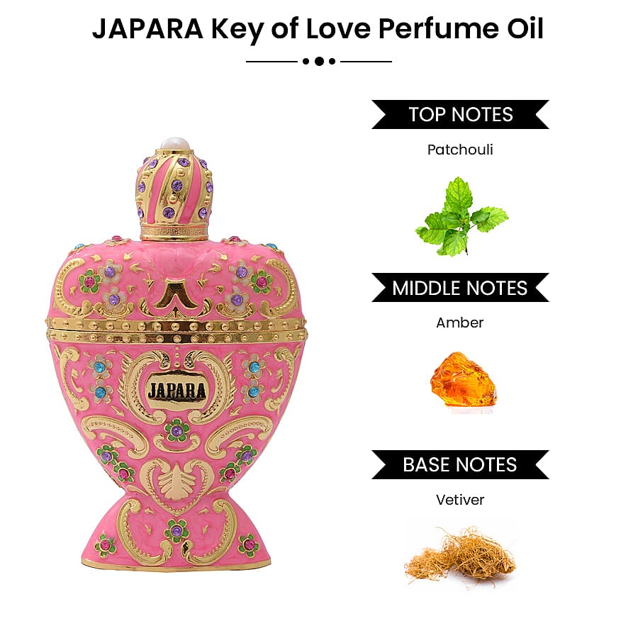 JAPARA Key of Love Perfume Oil - 8ml