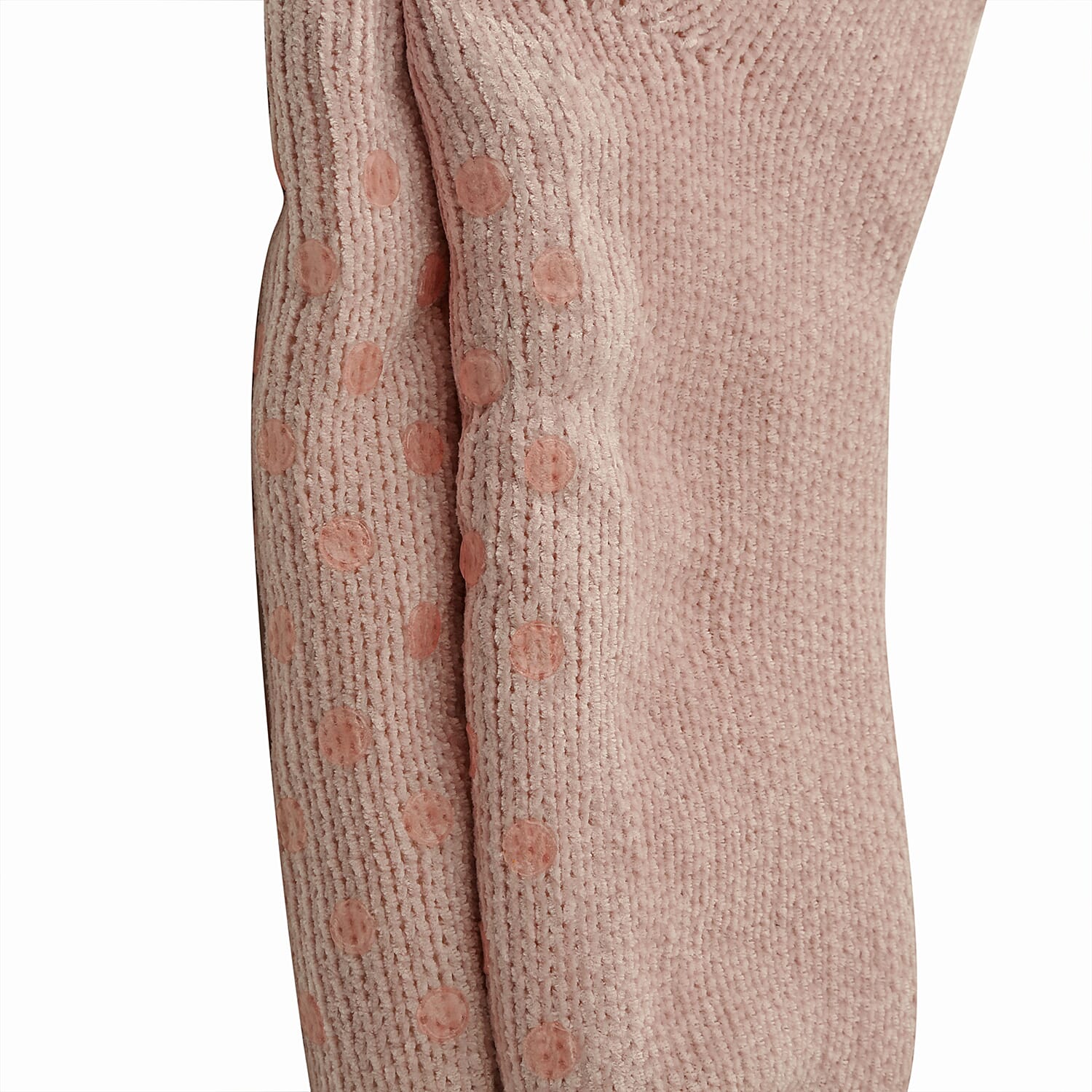 Elizabeth Rose Comfy & Cozy Slipper Socks - Dusty Pink