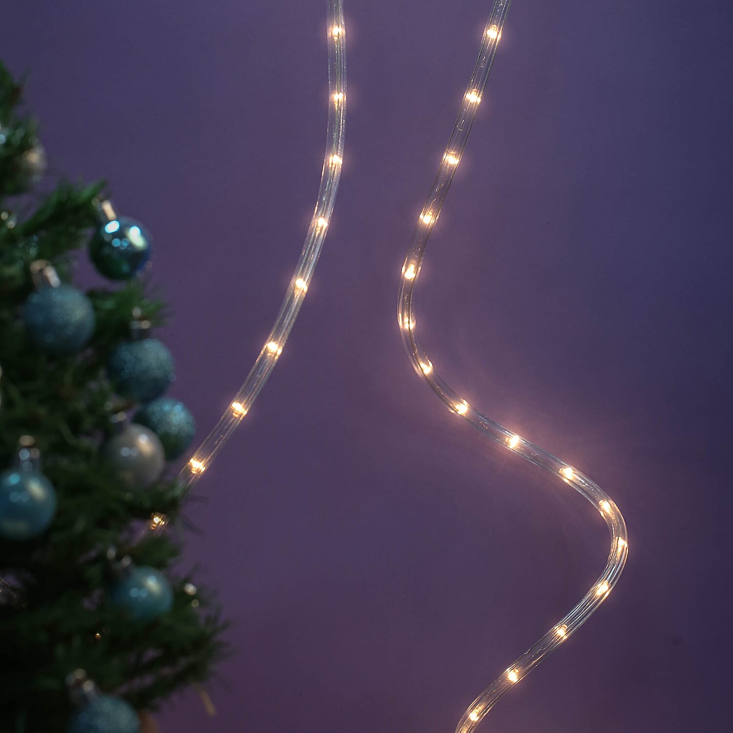 10m Clear Chaser Rope Light