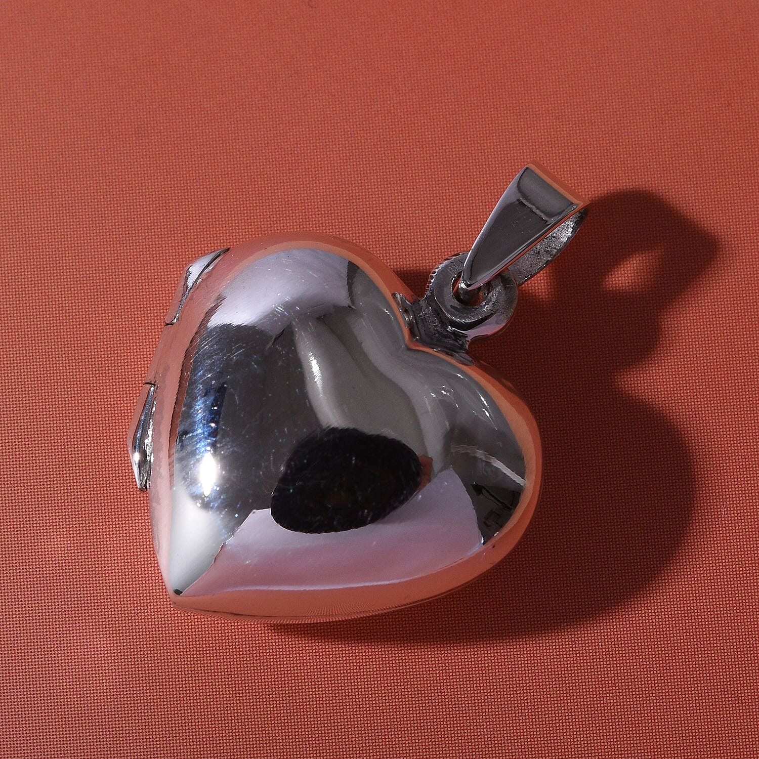 Sterling Silver Heart Locket Pendant