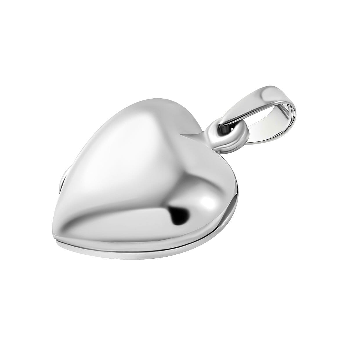Sterling Silver Heart Locket Pendant