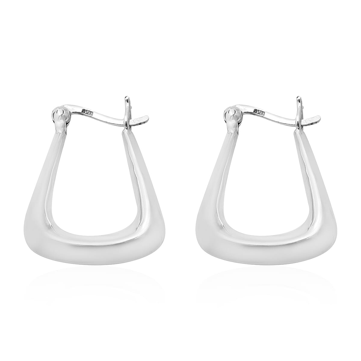 Thai Sterling Silver Hoop Earrings