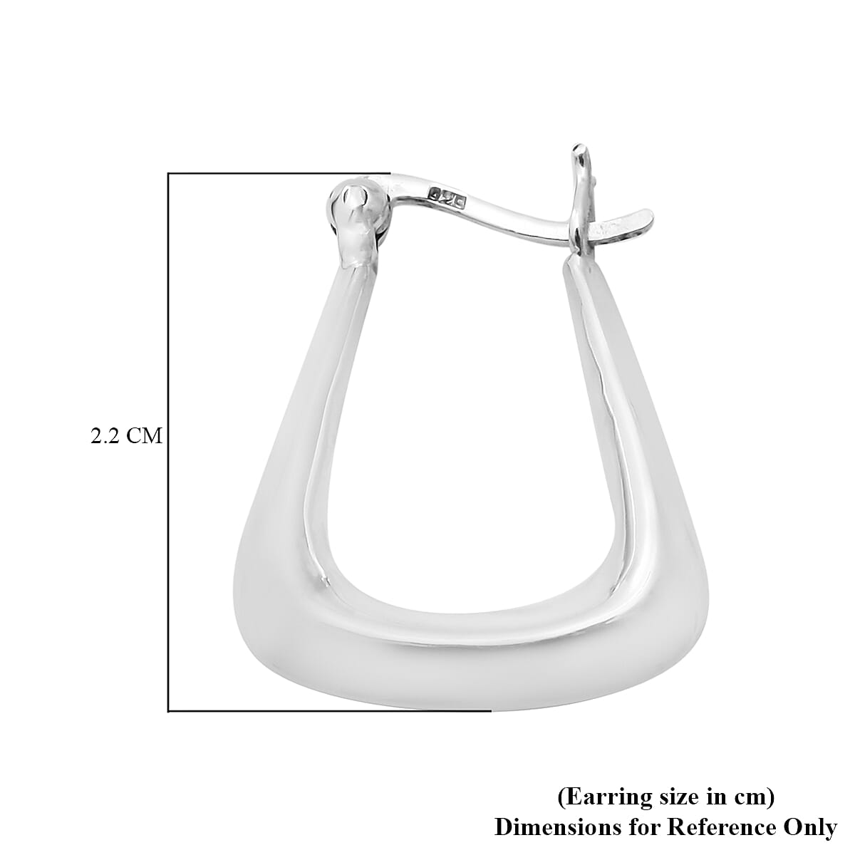 Thai Sterling Silver Hoop Earrings