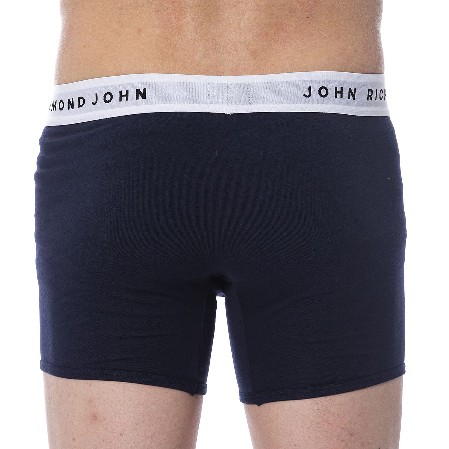 Richmond Mens 2-Pack Boxer Shorts (Size M) - Blue-Navy