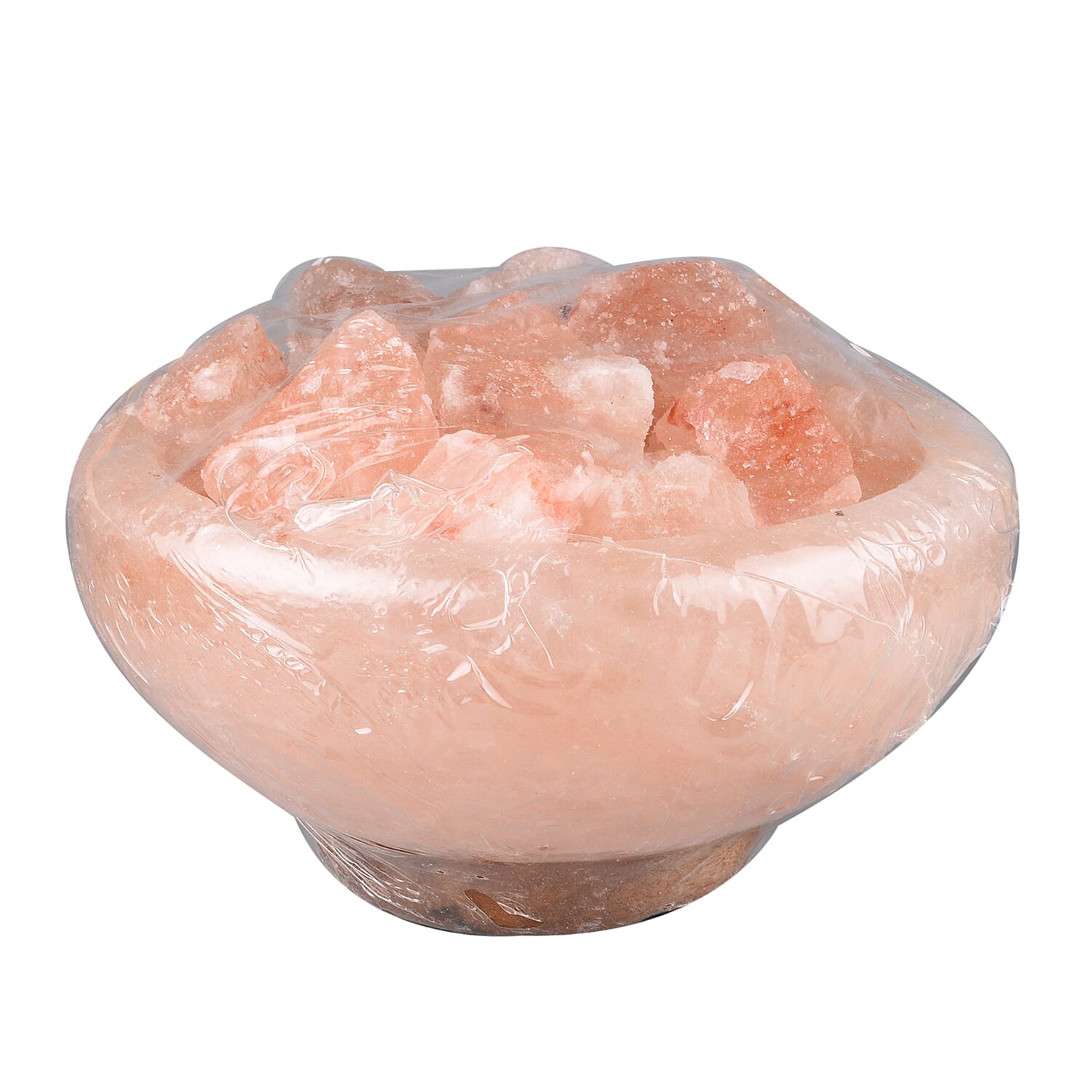 Himalayan Salt Lamp Fire bowl with Salt Chunks (Size-20cm, Weight- 4Kgs)