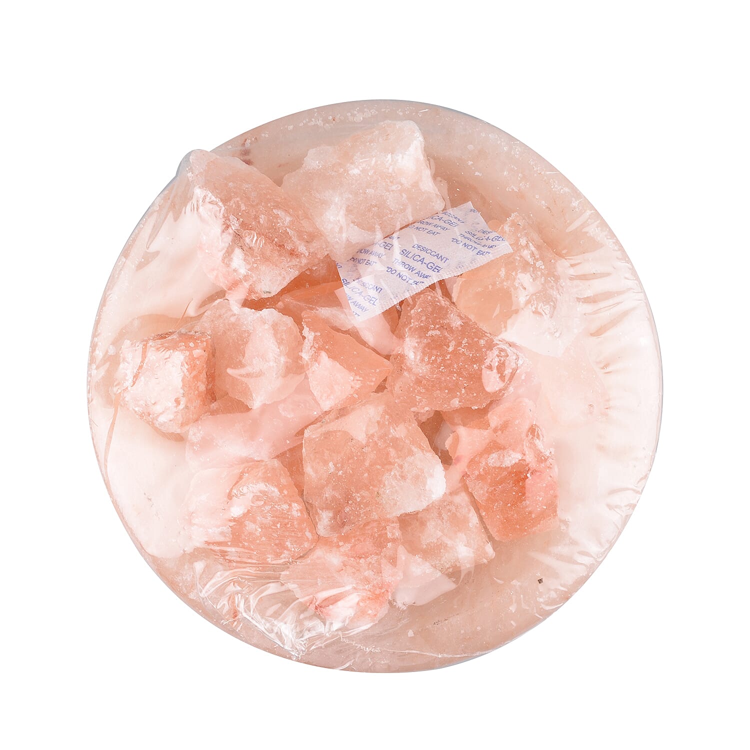 Himalayan Salt Lamp Fire bowl with Salt Chunks (Size-20cm, Weight- 4Kgs)