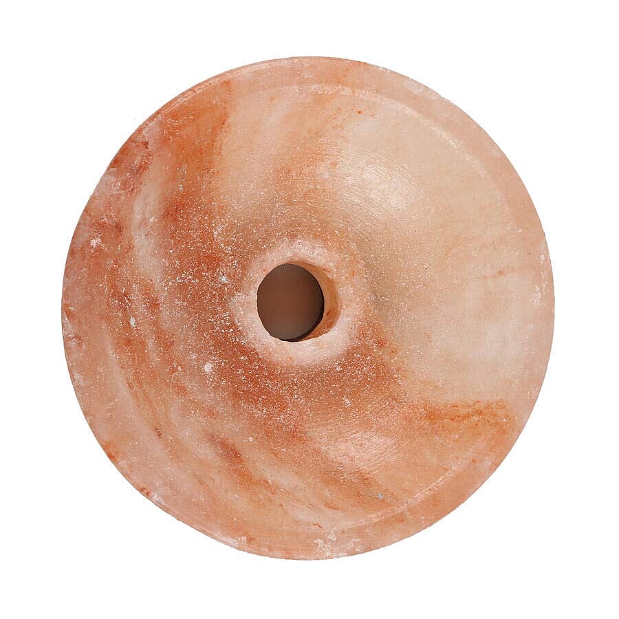 Himalayan Salt lamp Fire bowl with Massage Balls (Size- 10x9cm, Weight- 3.5kgs)
