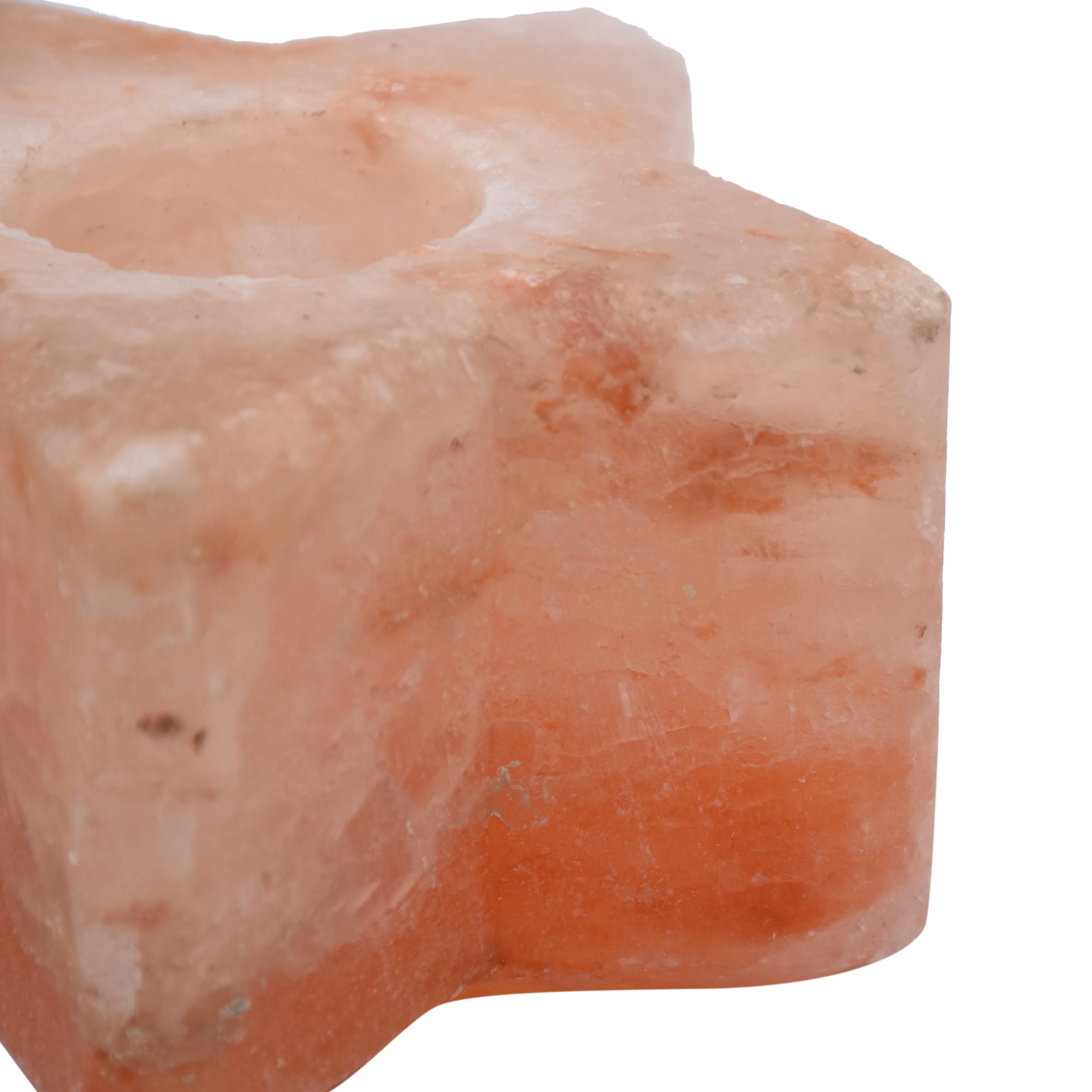 Himalayan Salt Tea Light Star Shaped Candle Holder (Dimensions: 10.1x10.1x6.2 Cm)