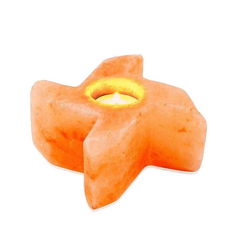 Himalayan Salt Tea Light Windmill Shape Candle Holder