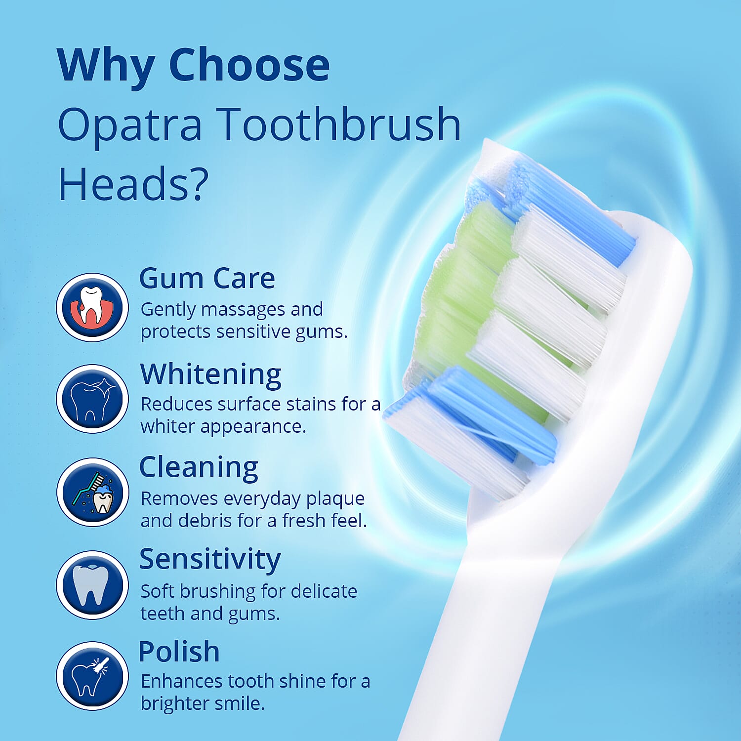 Opatra- 2 Tooth Brush Heads