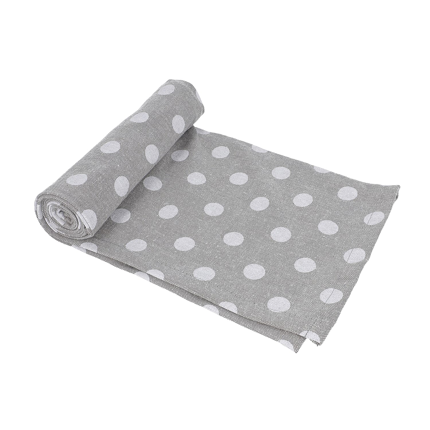 Set of 6 - 100% Cotton Polka Dot Printed Kitchen Towels (50x70cm) - Blue, Black an Grey