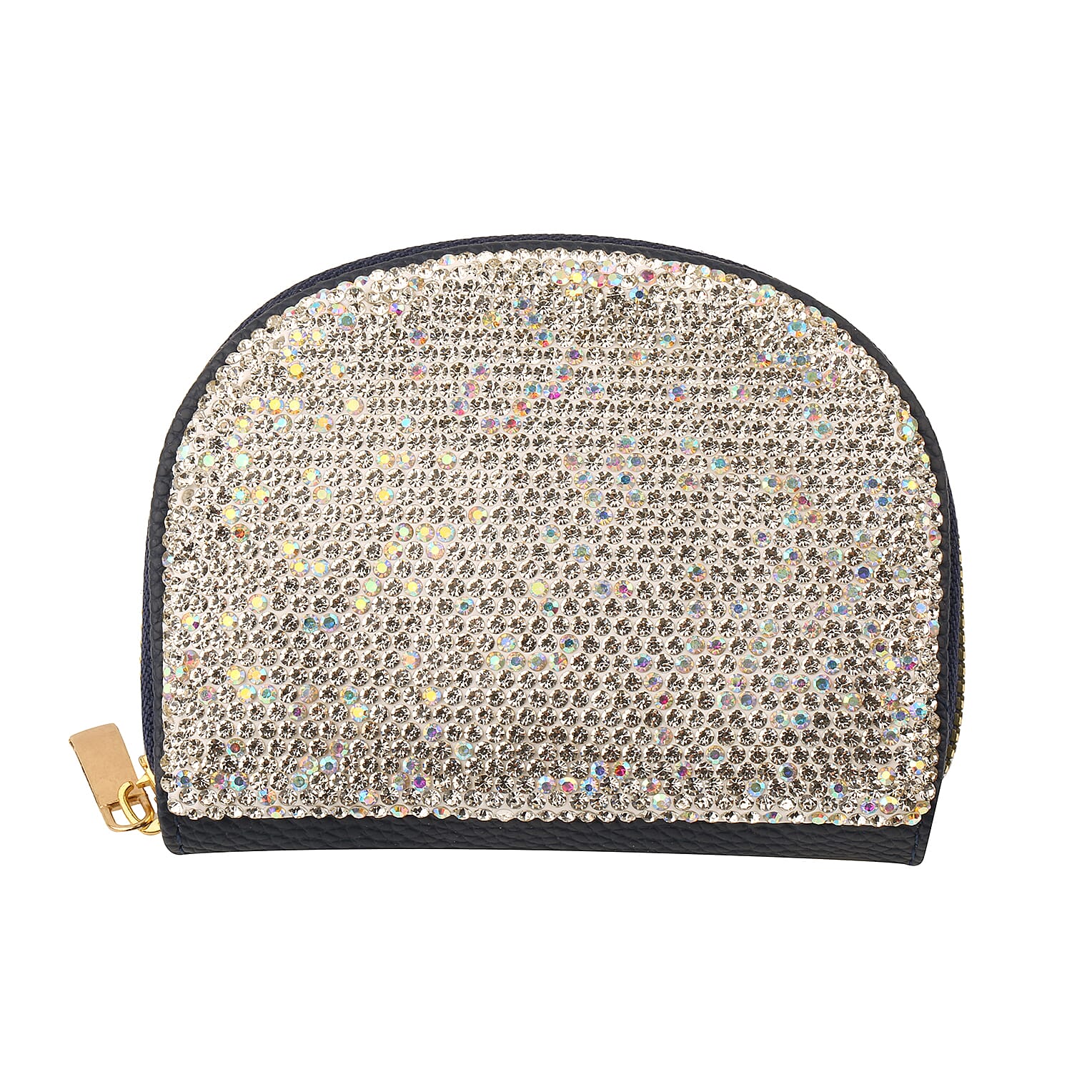 Kris Ana Crystal Cardholder (Size 9x12x3cm) - Navy