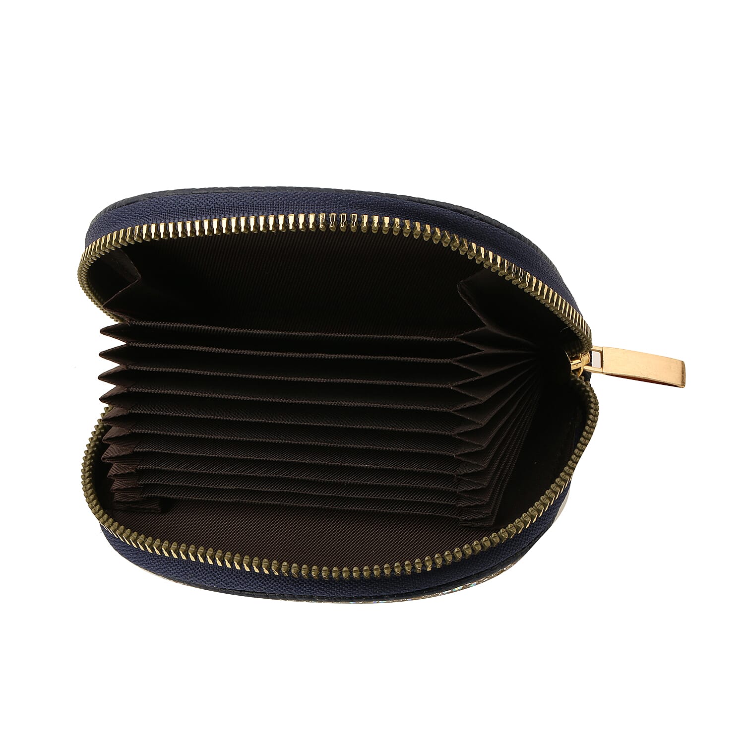 Kris Ana Crystal Cardholder (Size 9x12x3cm) - Navy