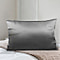 100% Mulberry Silk Hyaluronic and Argan Oil Infused Pillowcase (Size 50x75cm) - Dark Grey