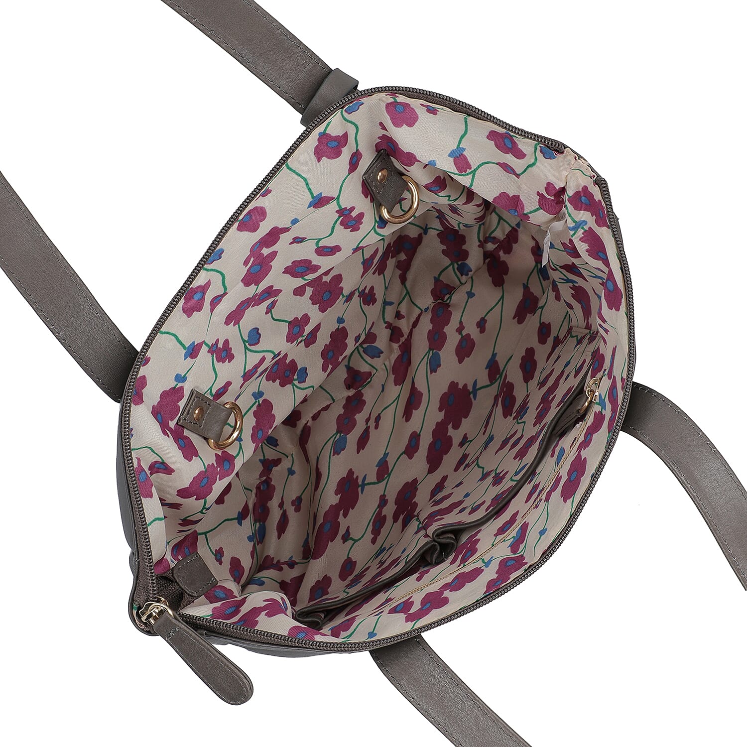 Union Code Genuine Leather Black Tote Bag and RFID Wrislet with Zipper Closure