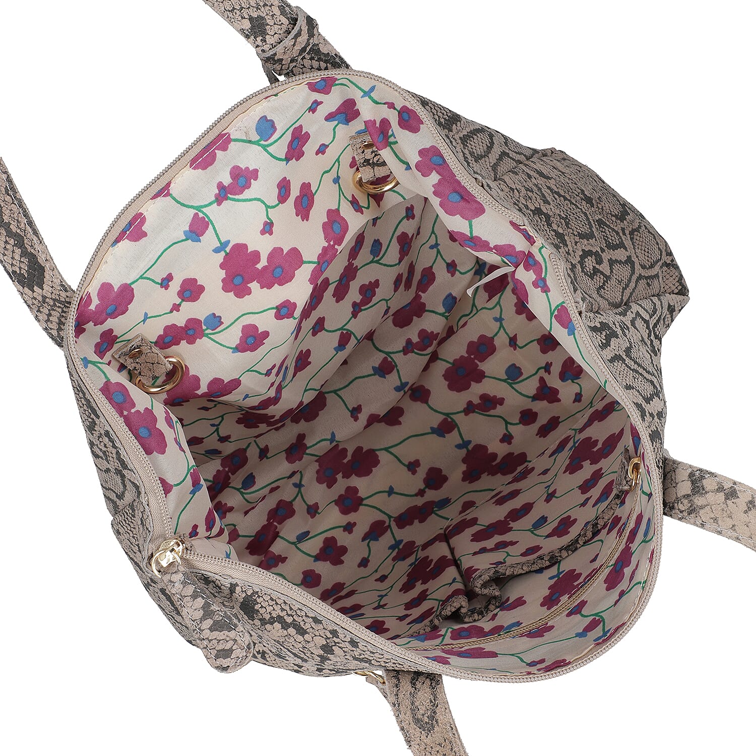 Union Code Genuine Leather Black Tote Bag and RFID Wrislet with Zipper Closure