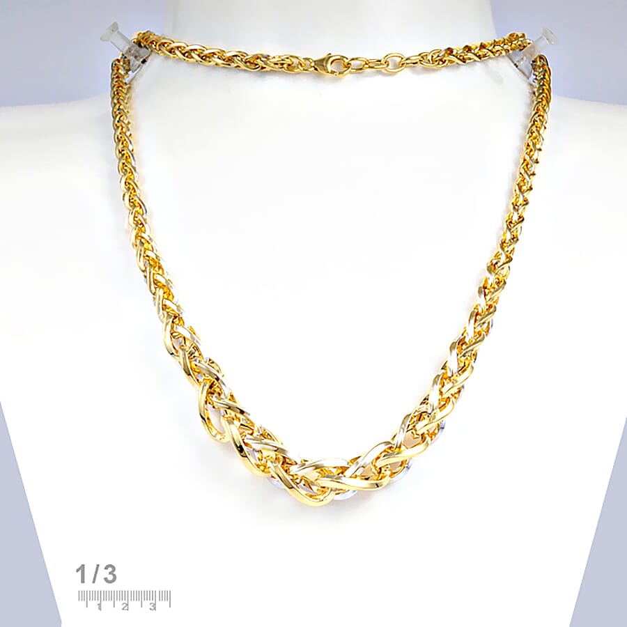 Italian Made- 9K Yellow Gold Necklace (Size 22), Gold Wt. 18.00 Gms