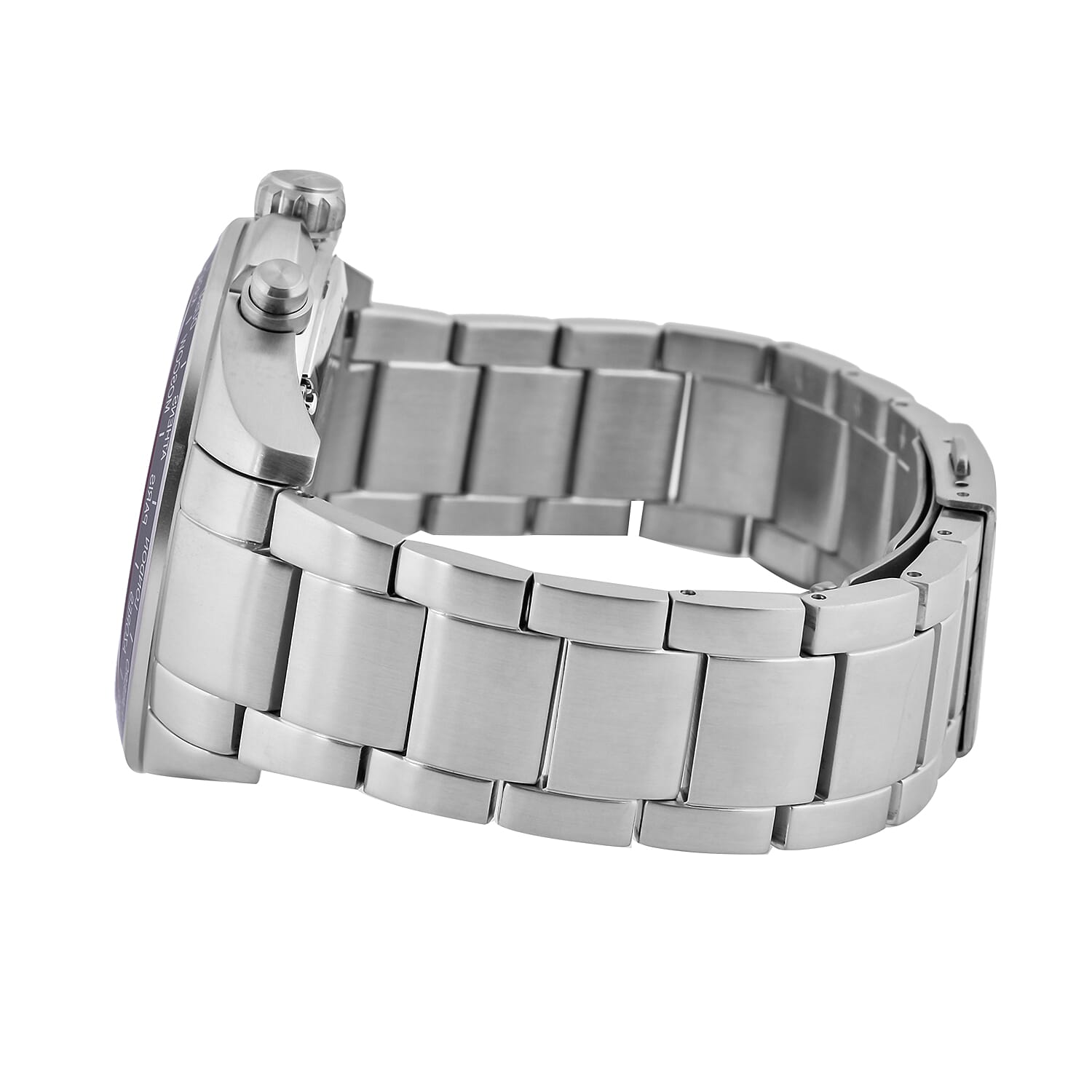 Nautica Ocean Beach 10 ATM Water Resistant Chronograph Mens Watch with Navy Steel Strap - 48MM