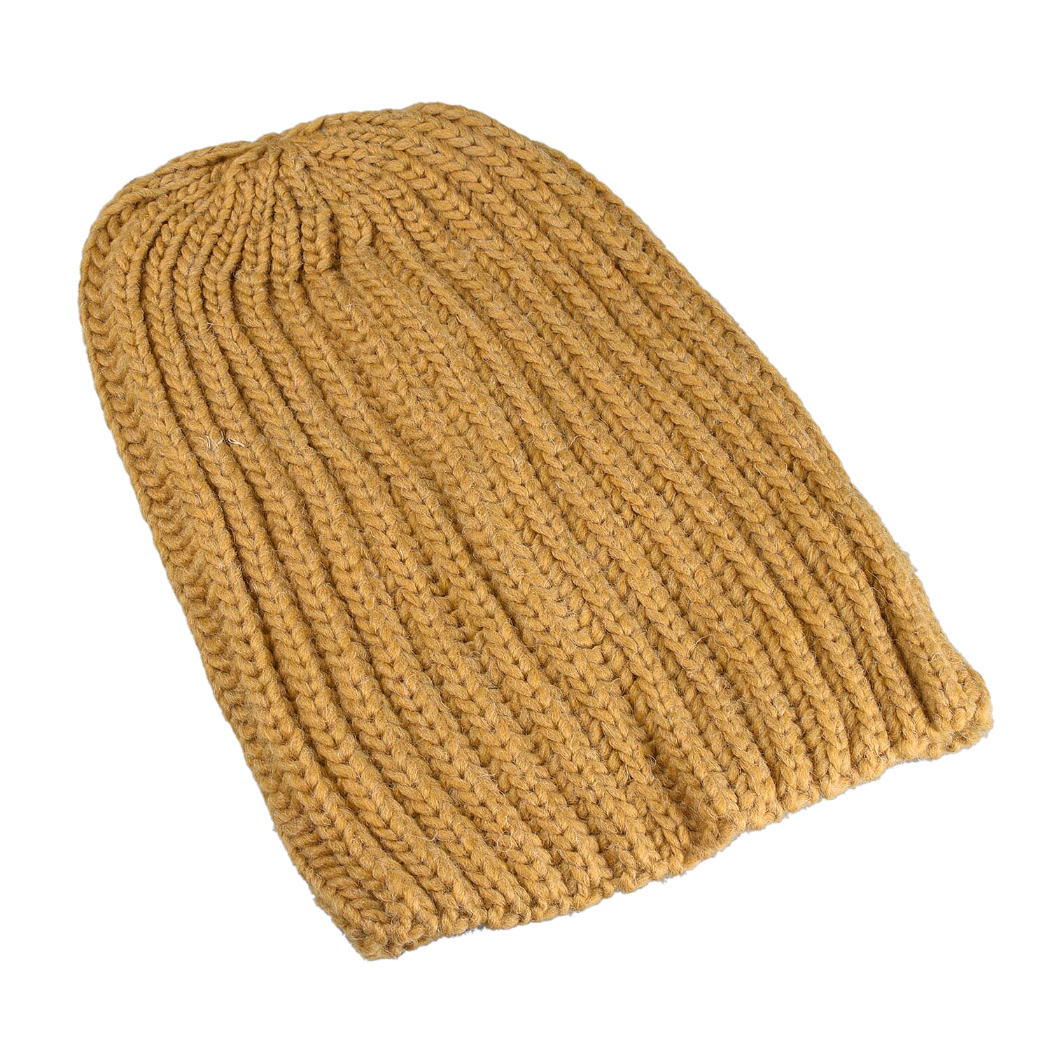 FIORUCCI Dark Mustard Knitted Hat (Size 30x22cm)