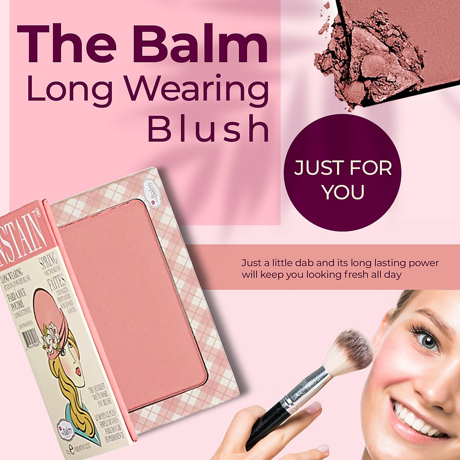 The Balm- Instain Long Wearing Powder Blush - Argyle