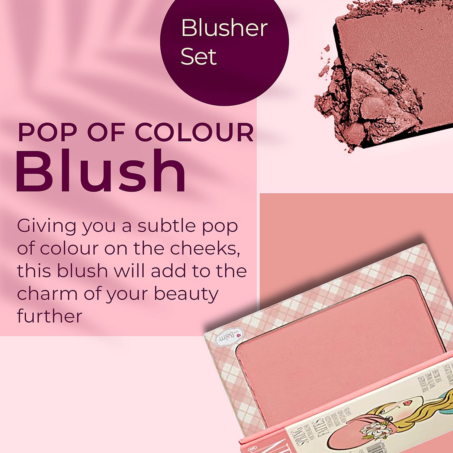 The Balm- Instain Long Wearing Powder Blush - Argyle