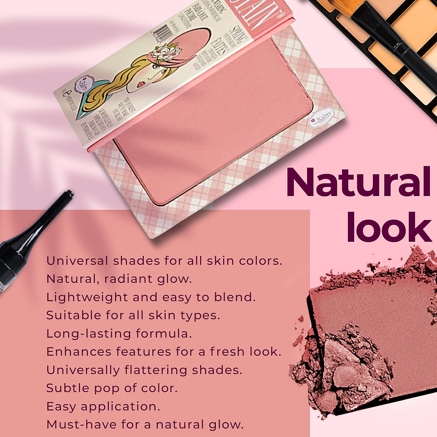 The Balm- Instain Long Wearing Powder Blush - Argyle