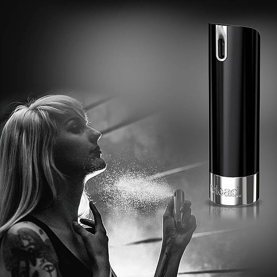 Reload Mini Perfume Spray - Black, Reload Refillable Refill & Mini Spray Skin Flowers