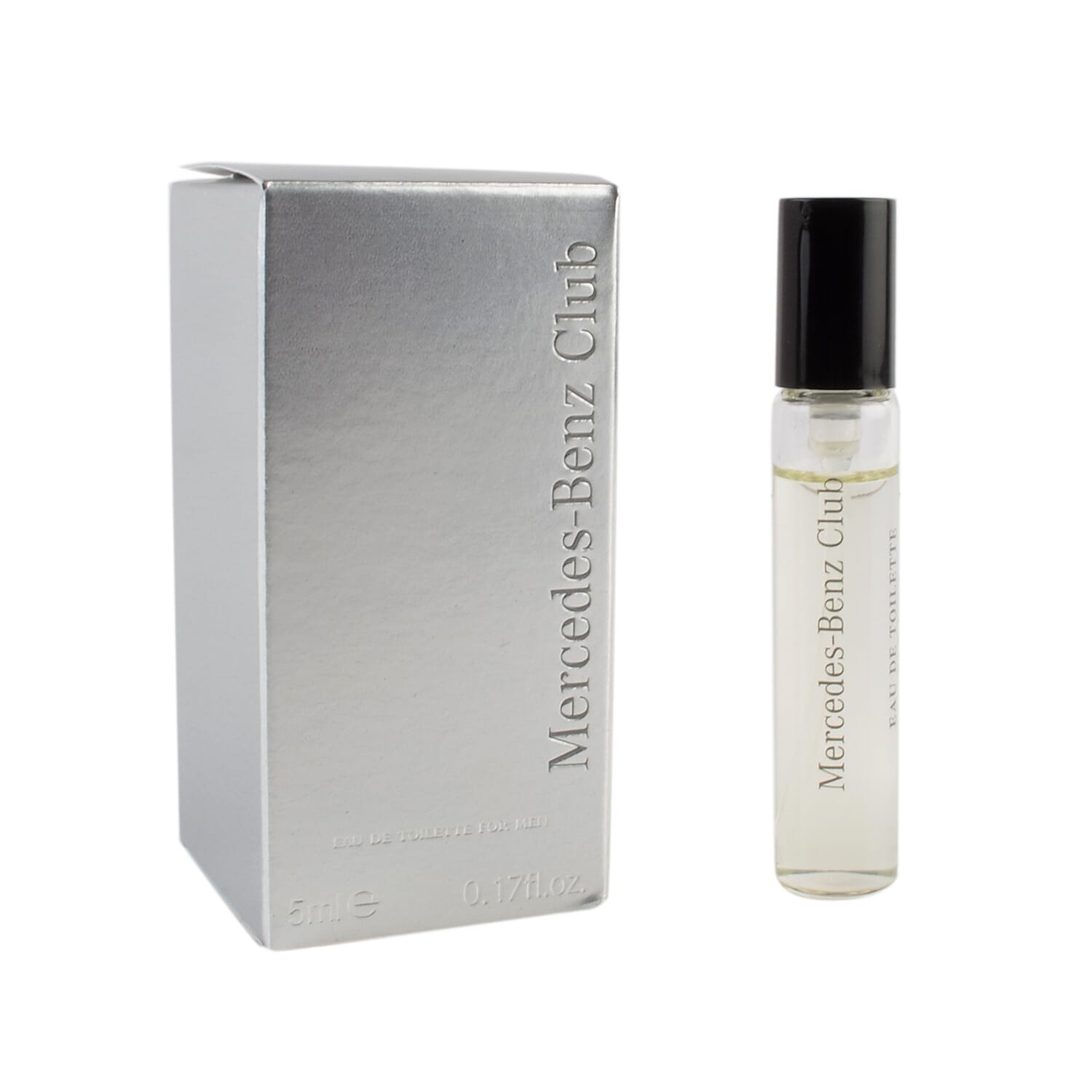 Reload Mini Perfume Spray Black (Incl. Mercedes Club Mini Men - 5ml & Aluminium Yellow)