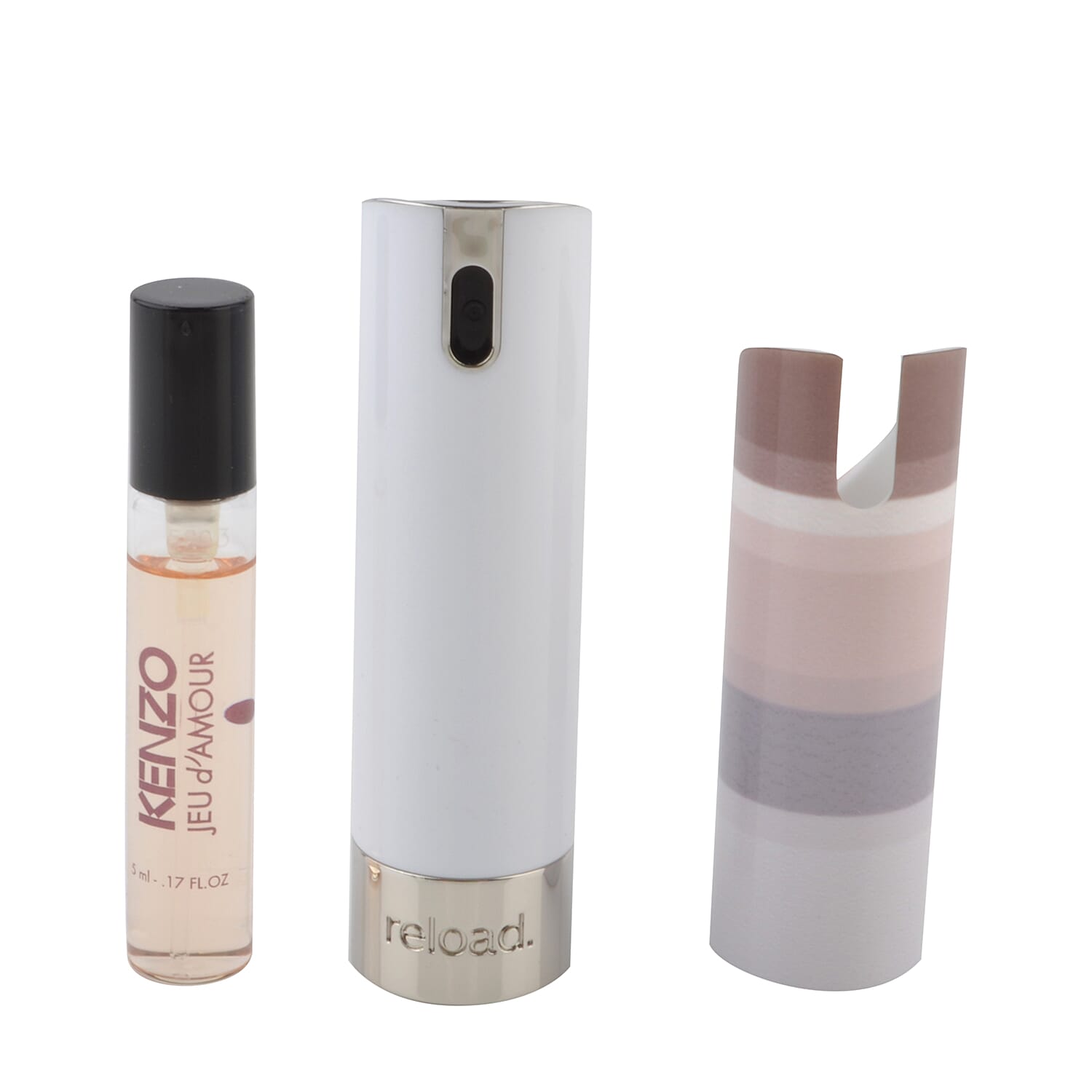 Reload Mini Perfume Spray White (Incl. Kenzo Jeau DAmour - 5ml & Grey Skin) - Grey Variations
