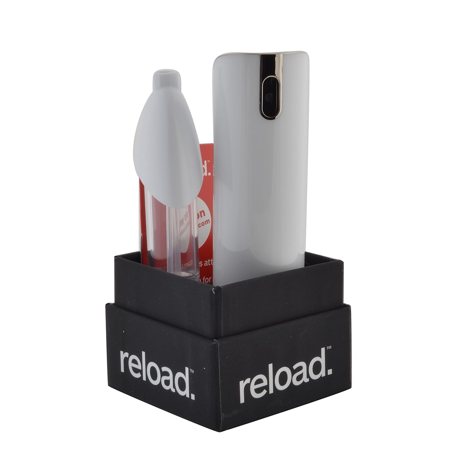 Reload Mini Perfume Spray White (Incl. Mercedes For Women - 5ml - Aluminium Red Skin)