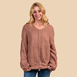 KRIS ANA Braided Front Jumper (Size 8-18) - Pink