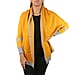 KRIS ANA Longline Border Cardigan - Mustard & Grey
