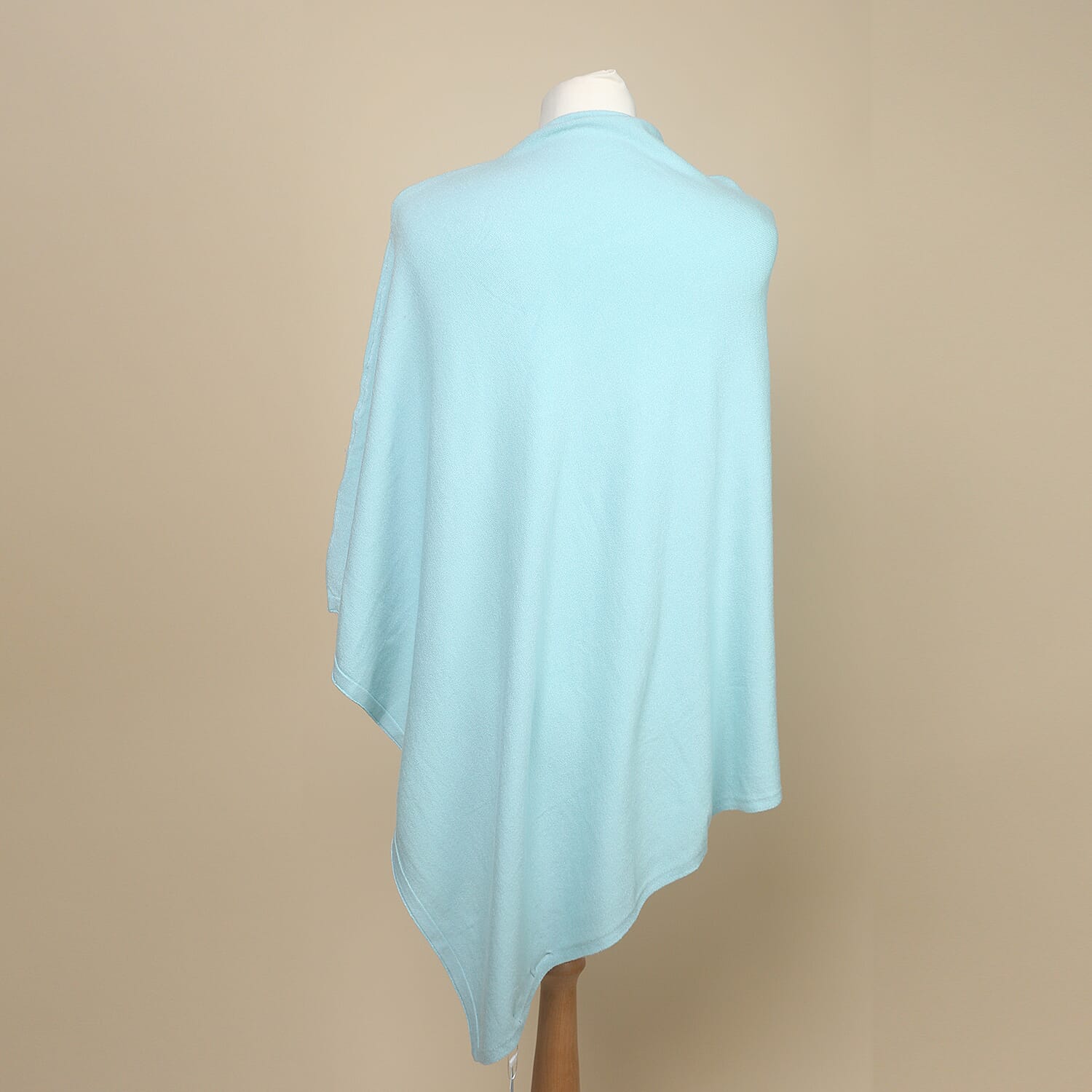 Kris Ana Diamante Trim Poncho (One Size, Fits Approx 8-18) - Mint