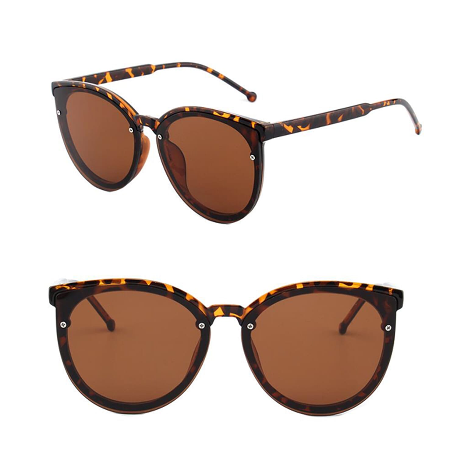 Womens Cateye Sunglasses - Brown