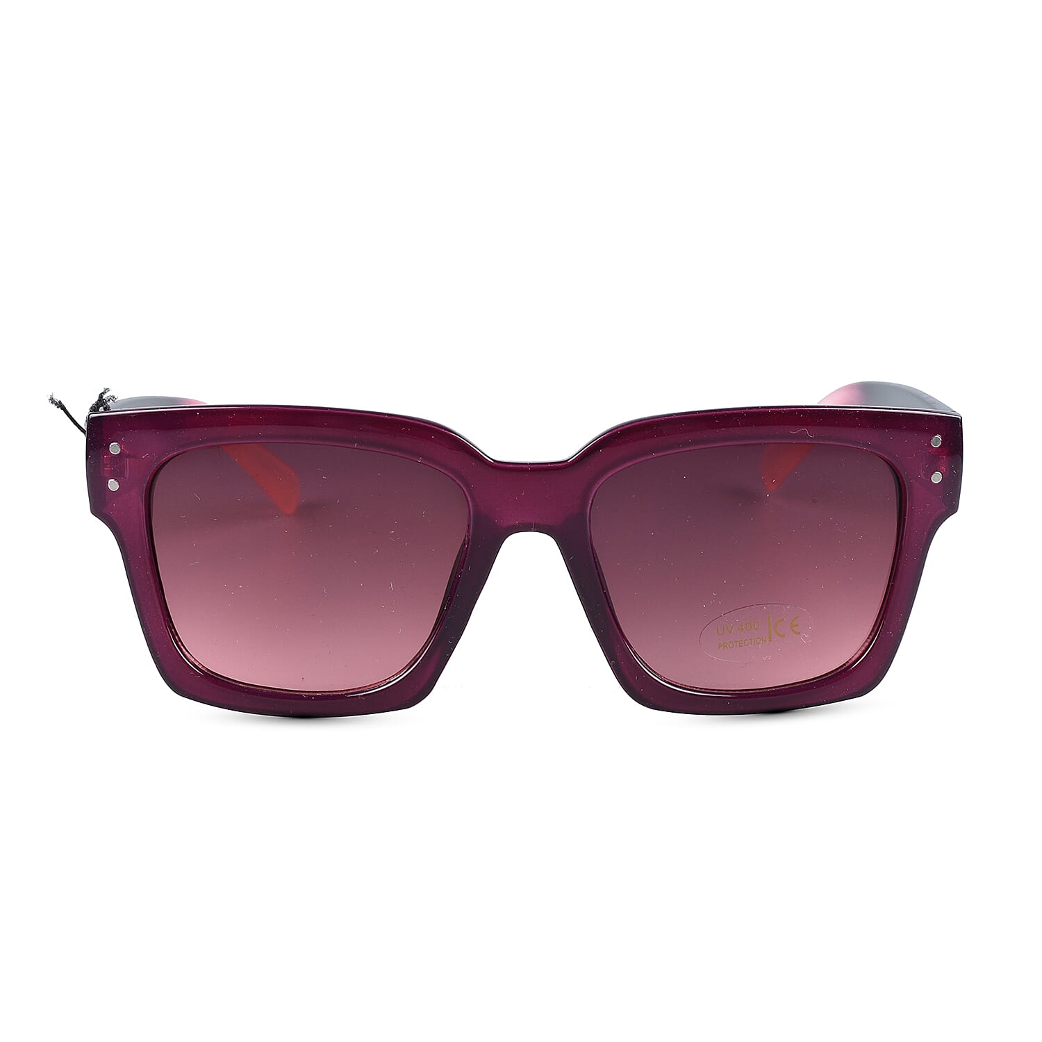 Square Shape Sunglasses for Womens- Burgundy