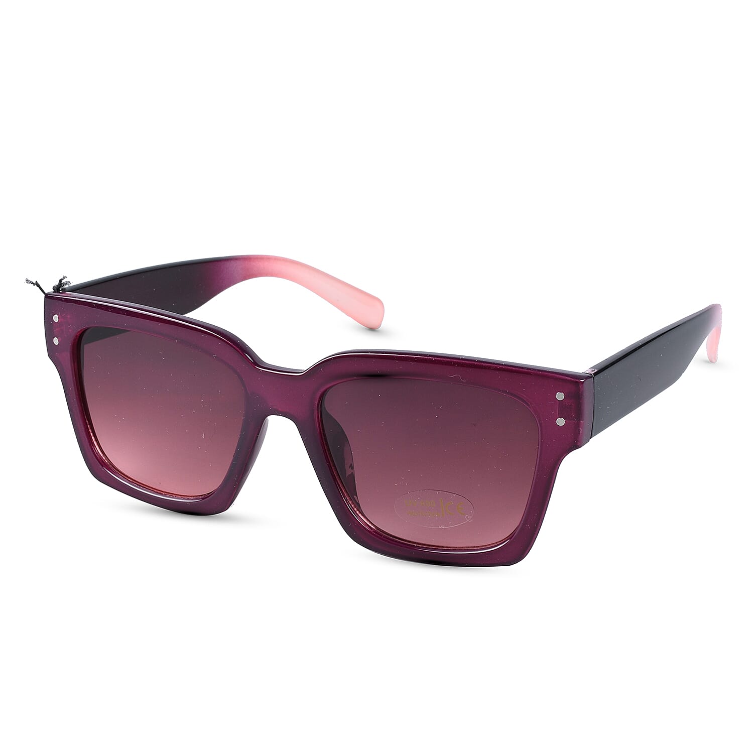 Square Shape Sunglasses for Womens- Burgundy